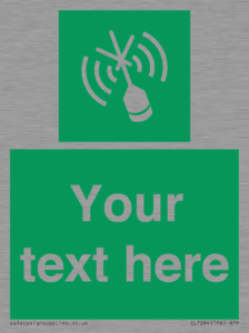 Custom sign safe condition Emergency position beacon